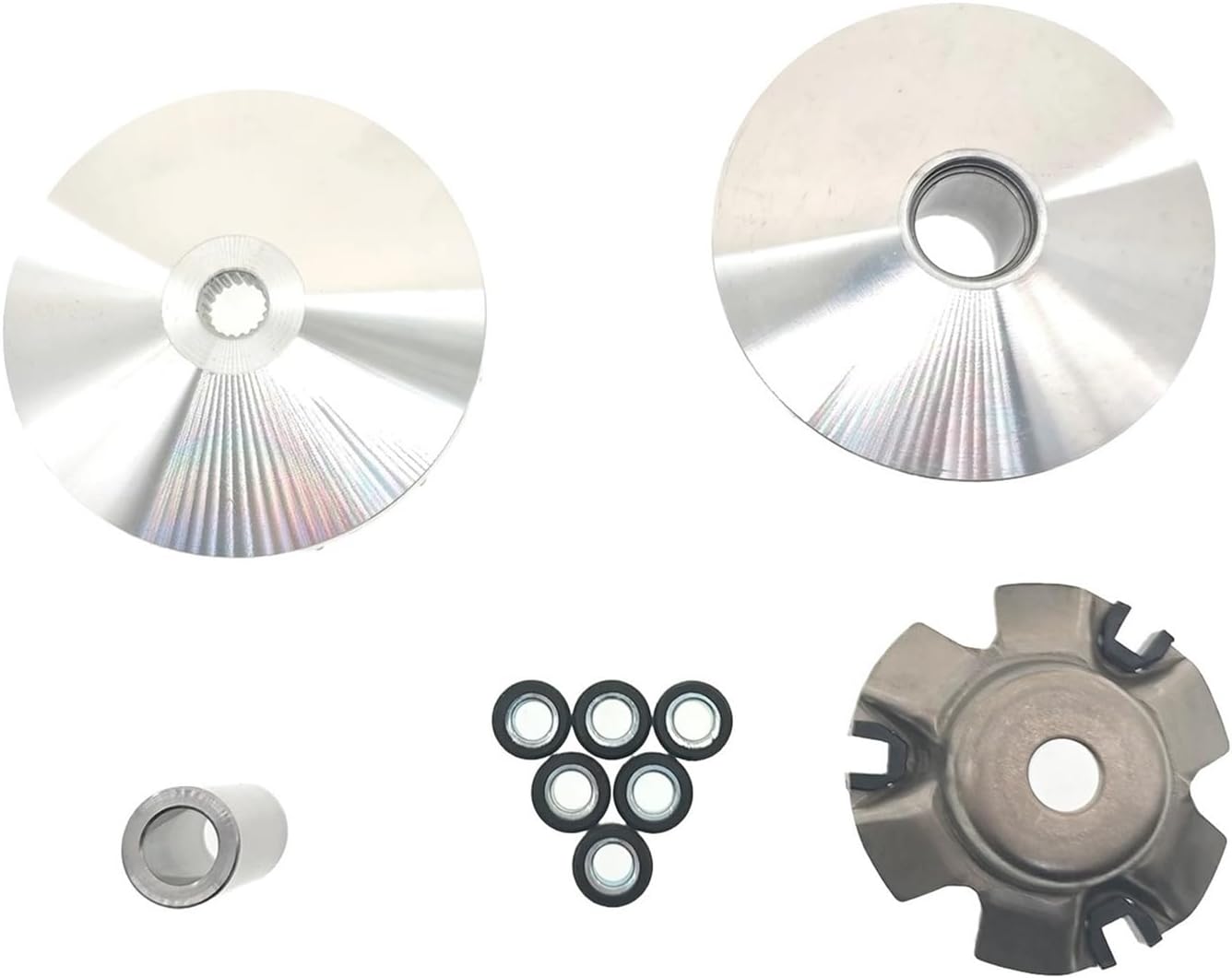 Transmission Drive Surface Pulley Assembly Compatible with GY6 125cc 150cc 152QMI 157QMJ Four-Stroke ATV Motorcycle