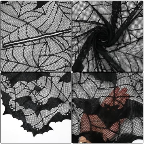 Meleager Cape Halloween Femme, Cape en Toile d'araignée, Deguisement Costume Araignée, Costume Gothique Adulte, pour Les Fêtes Halloween Les Jeux de rôle – vue 3