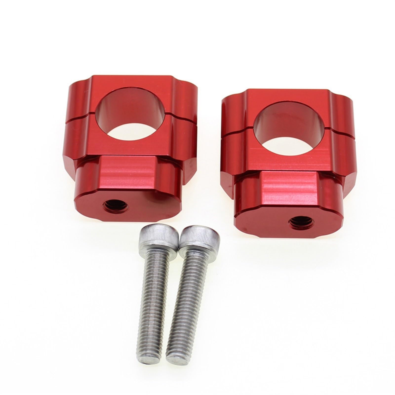 Manubrio Motocicletta Riser Per CR125 Per CRF250R Per CRF250X Per CRF450L Per CRF450L Riser Manubrio Moto 22mm 28mm Riser Moto (Size : 28mm Red)