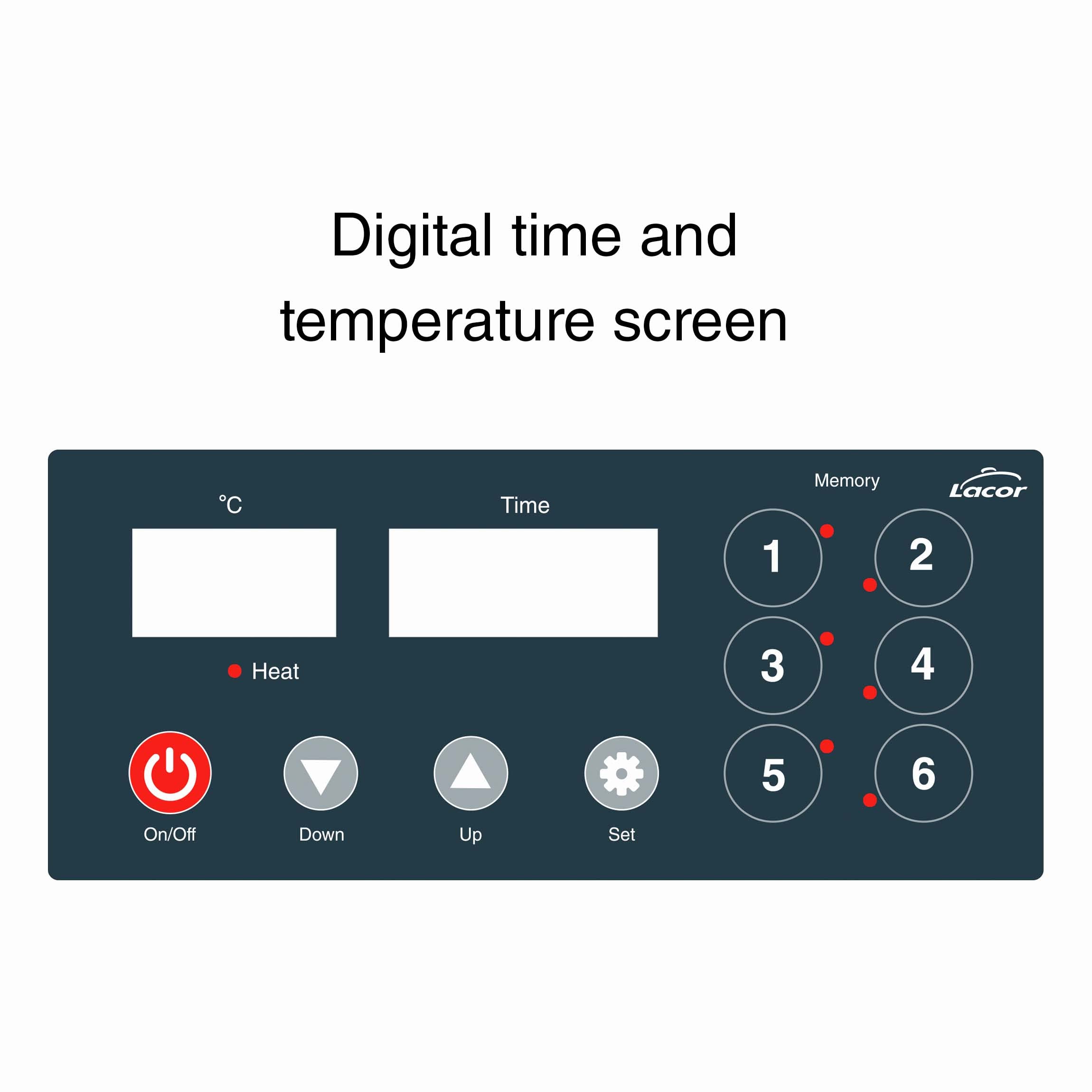 Lacor - 69492 - Cocedor de Baja Temperatura Sous Vide Profesional que permite cocinar los alimentos envasados al vacío de Acero Inoxidable, Cierre Hermético, Medidas 62,5x36x30 cm, Gris