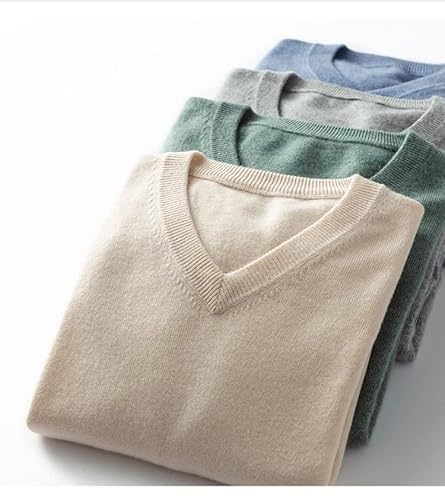 Moletom Sherpa com decote em V e camisa de fundo tamanho grande para homens supermacios e aconchegan