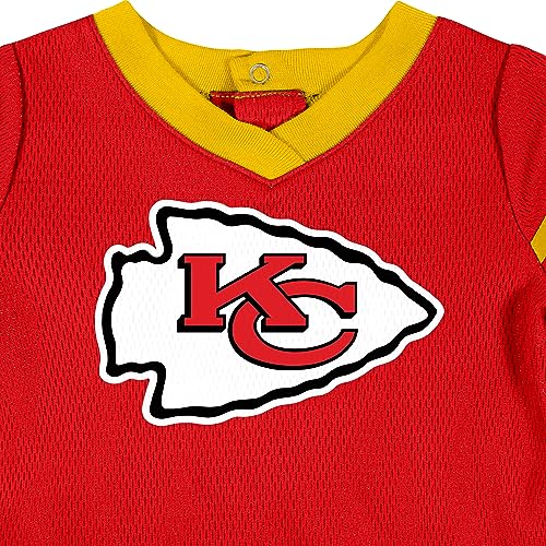 Image of Gerber NFL Baby Girls Jersey Dress and Diaper Cover