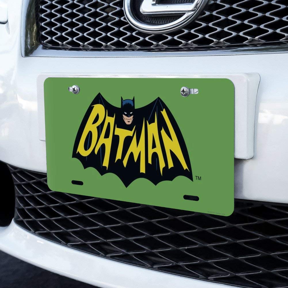 GRAPHICS & MORE Batman Classic TV Series Logo Novelty Metal Vanity Tag License Plate