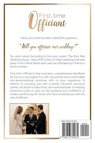 Independently Published Scott, Mike J First-Time Officiant: The Must-Have Handbook For Delivering A Memorable Wedding Ceremony thumb #1