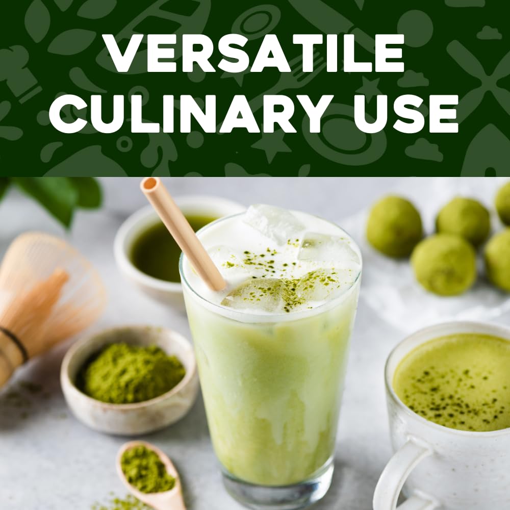 Masato Tea Matcha Green Tea Powder 2 2 lb - Culinary Grade Bold Earthy Flavor Rich in Antioxidants — view 5