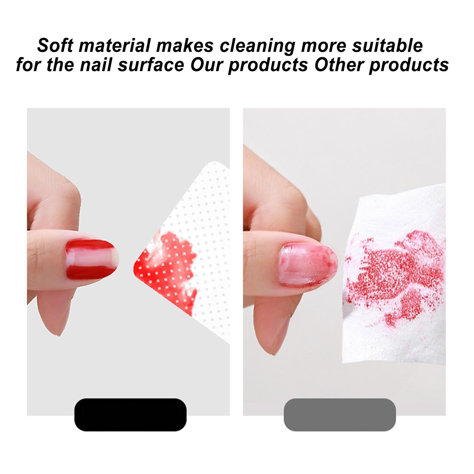 Salviette per unghie senza pelucchi, salviette per unghie senza pelucchi | Forniture per salone di bellezza, per rimuovere lo smalto in gel super