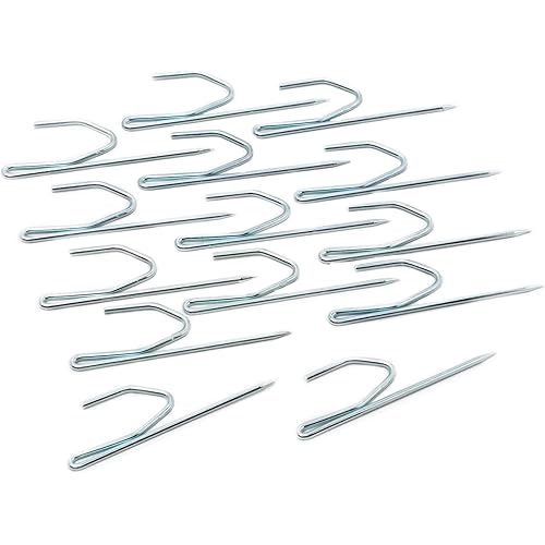 Fantasia 3" Pin-On Curtain Hooks, 14 Pack - 14 Curtain Hooks for Pinch Pleat Drapery Curtains