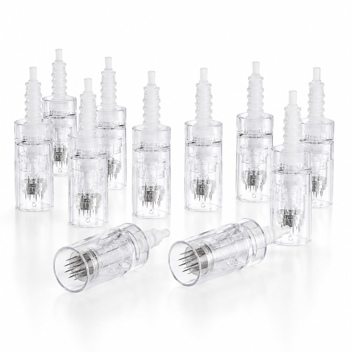 Microneedling - Testine di ricambio per Dermapen con porta a baionetta da 9 a Nano, quantità: 20 pezzi, tipi: 24 pin