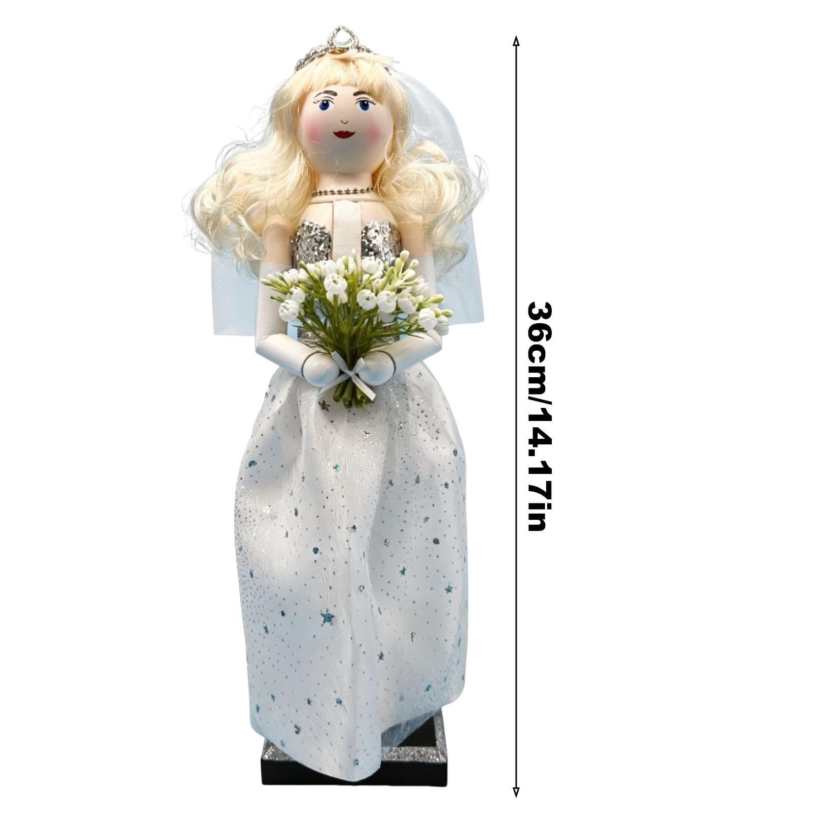 Figurines Casse-Noisette Décoration Romantique En Bois Pour Les Fêtes