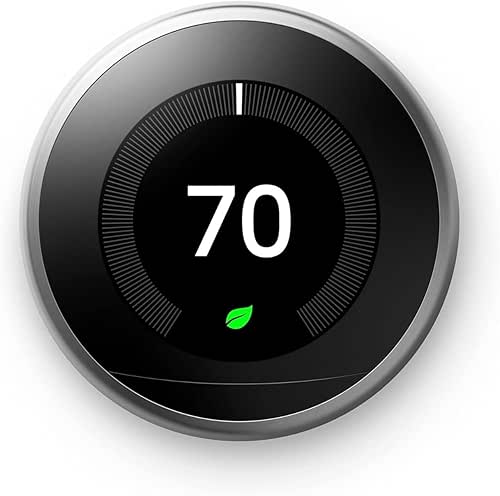 Google Nest Learning Thermostat - Programmable Smart Thermostat for Home