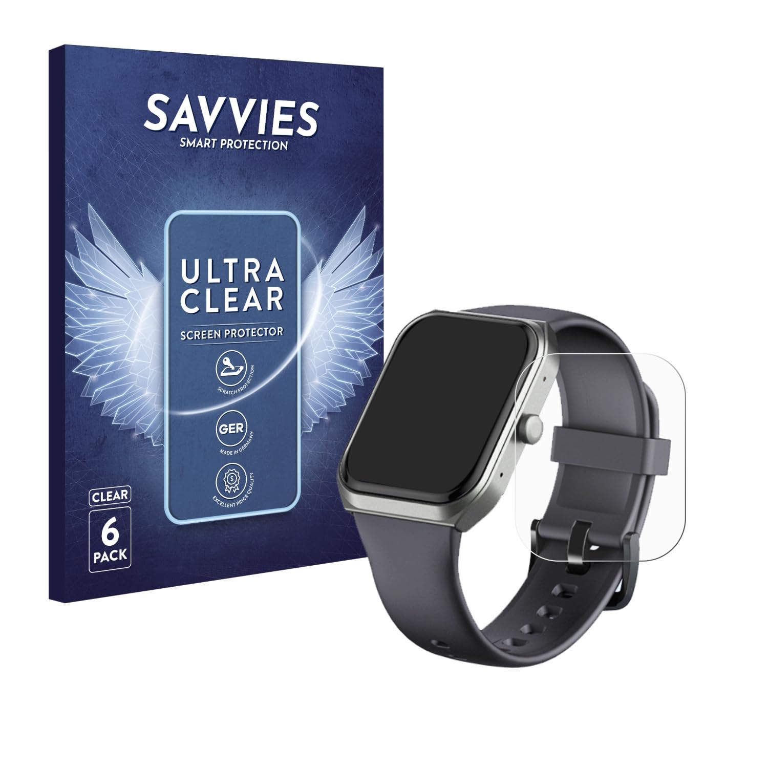 Schutzfolie Für PASONOMI Smartwatch LW76 – 6 Stück, HD Klar, TPU, 1,91 Zoll Display