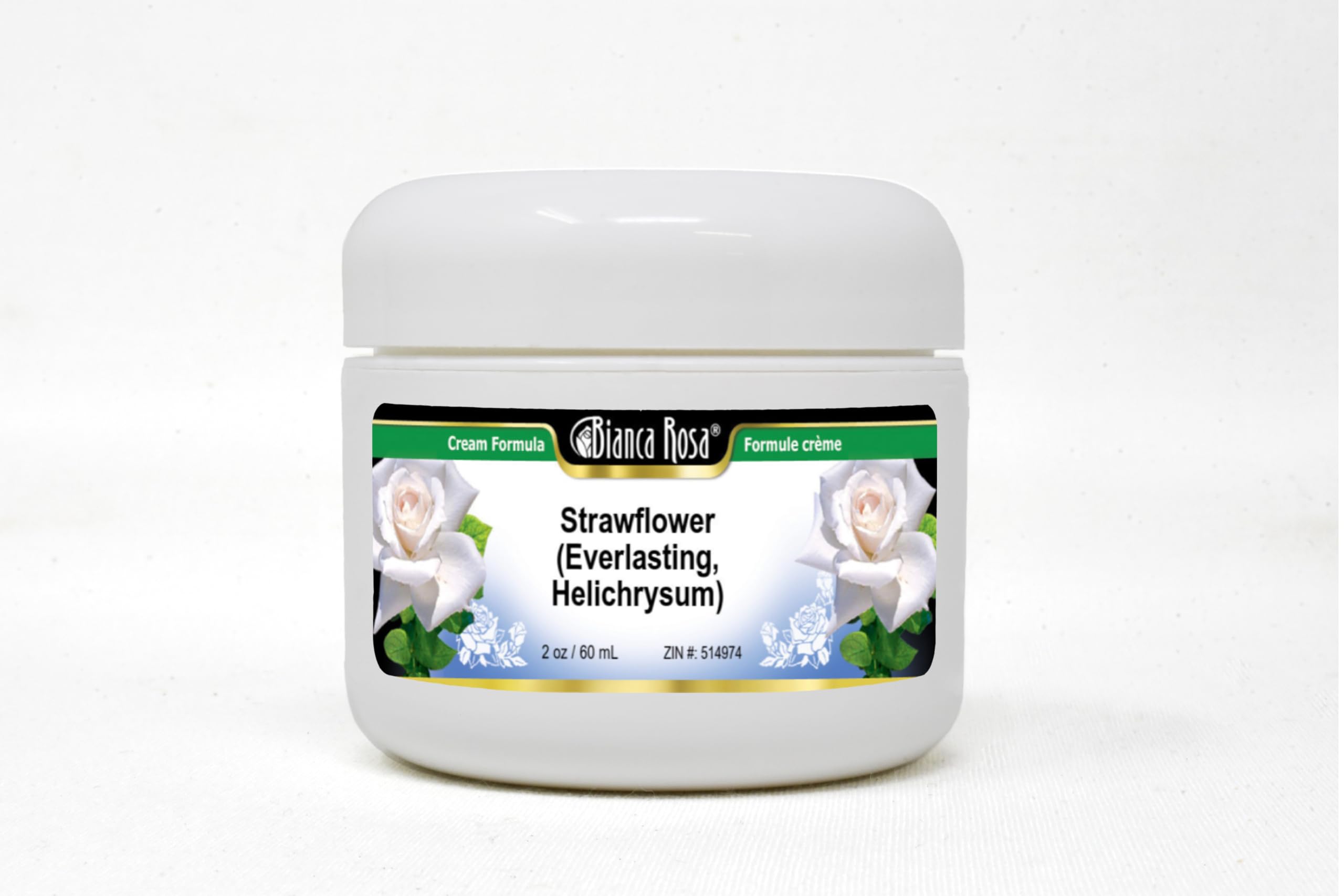 Bianca Rosa Strawflower (Everlasting, Helichrysum) Cream (2 oz, ZIN: 514974)