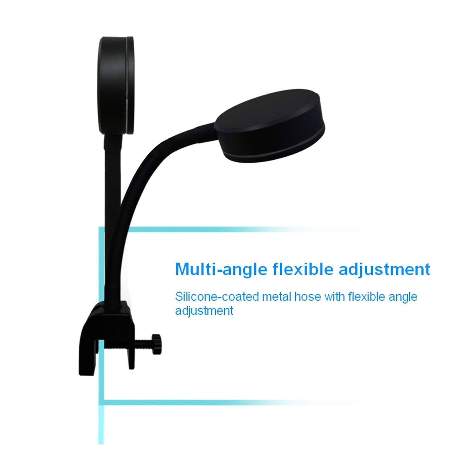 Lumière d'aquarium Lumière LED pour Aquarium 18W Lumières d'eau de mer 3W Puces Éclairage d'eau salée Lampe à Clipser Récif de Corail Marin Réservoir de Poissons Lever du Soleil Co