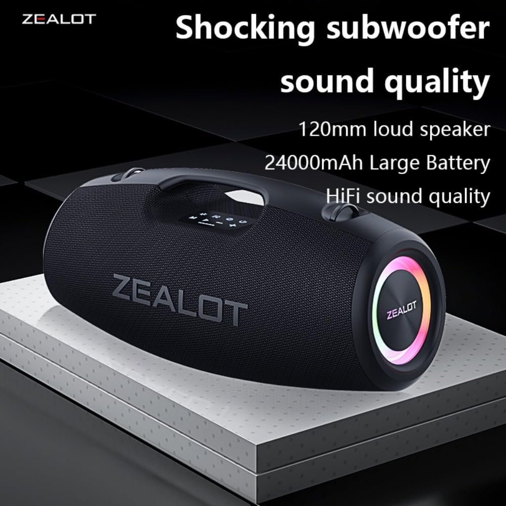 新品 ZEALOT S78 100W ワイヤレススピーカー Zealot S78 100W Wireless Speakers, DSP Technology ,Dream Light