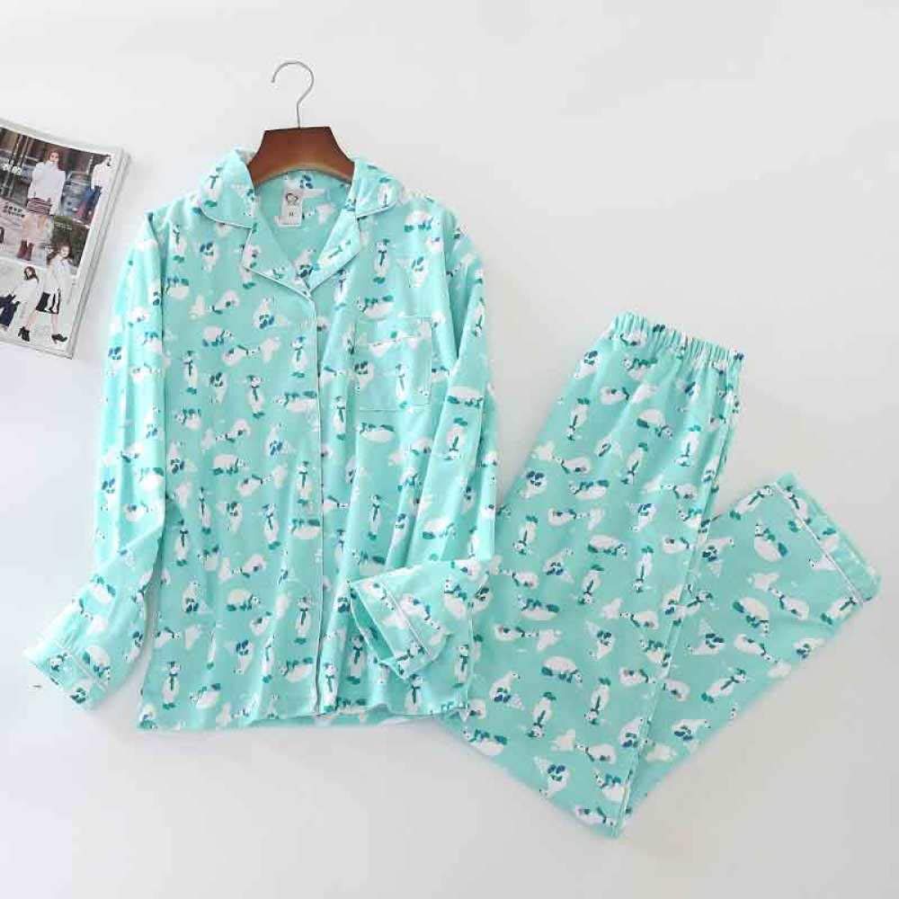 Conjunto De Pijamas De Mujer,Conjunto De Pijamas Suaves Conjuntos De Salón De Osos Polares Tejidos Con Botones Con Bolsillos En La Parte Superior Y Pantalones Pjs Set Ropa De Dormir De Manga Larga R