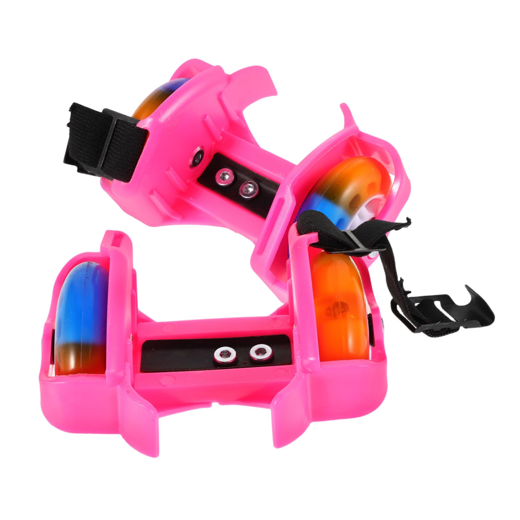 SUPVOX 1 Pair Boys and Girls Beginner Roller Skates Boys and Girls Outdoor Flashing Wheels