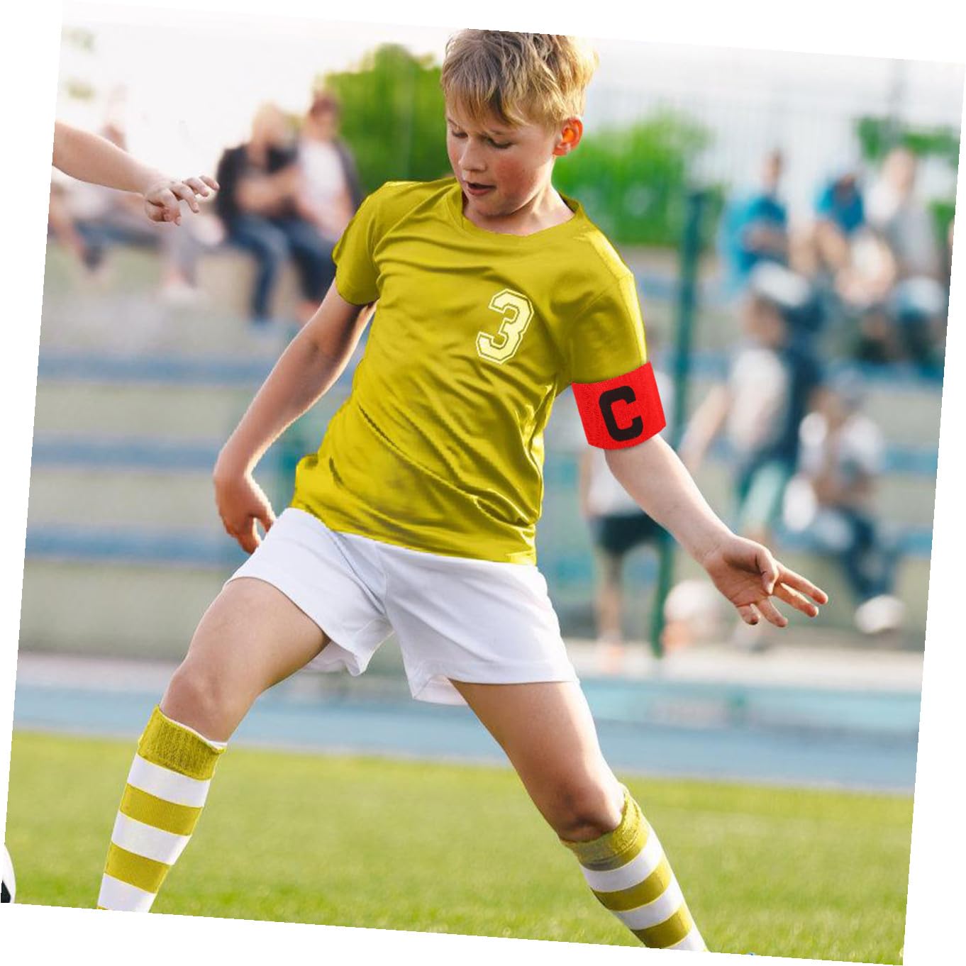 BESPORTBLE 20pezzi Fascia Braccio Calcio Professionale Per Banda Resistente Per Squadre Di Calcio Facile Da Indossare Vivaci Per Adulti