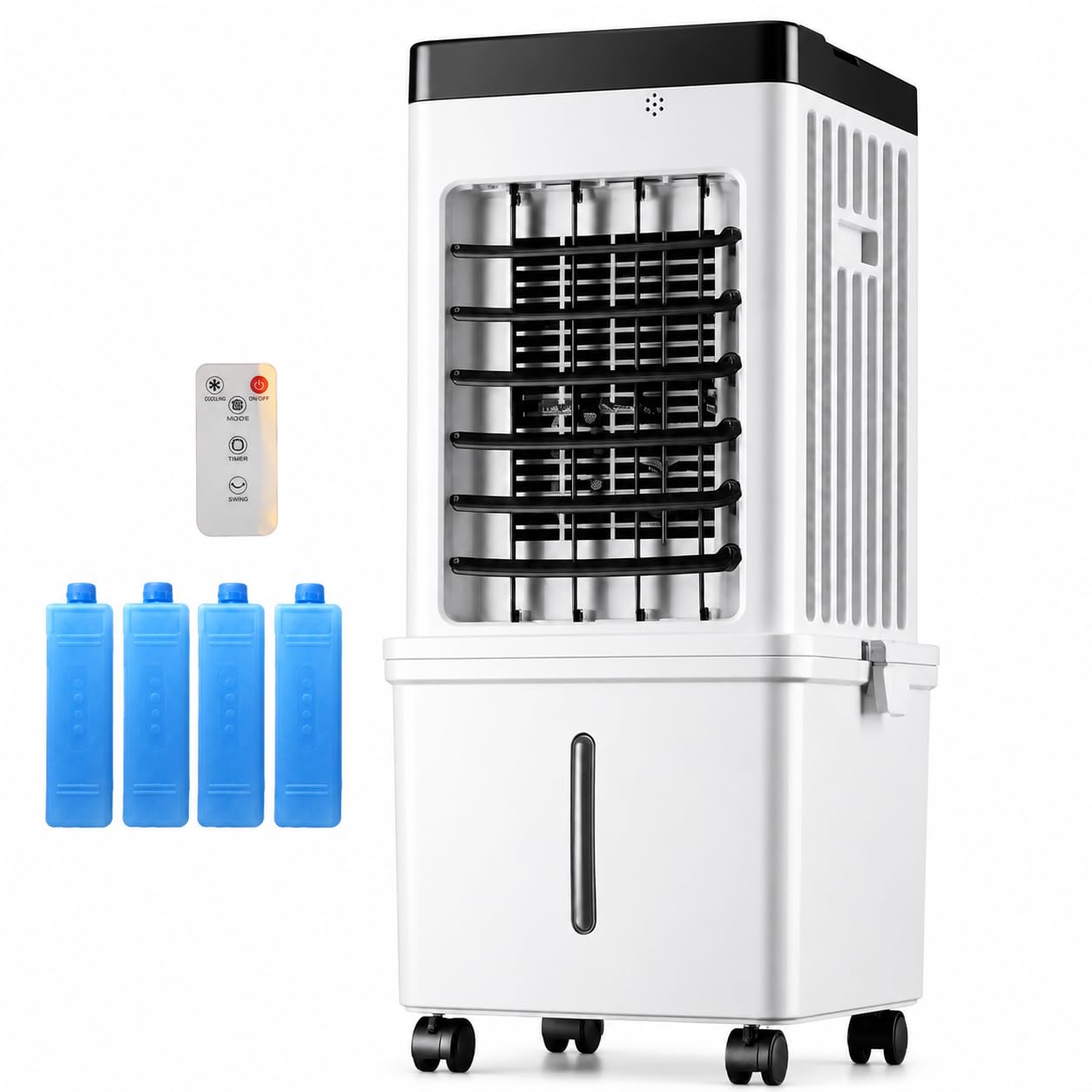 Haofeng 15L Evaporative Air Cooler 3 Speeds 90° Oscillation Remote Control