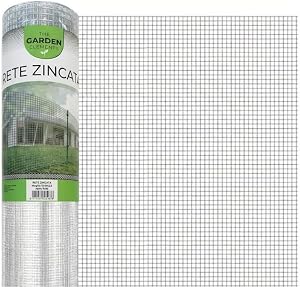 Galvanised Galvanised Wire Mesh for Fencing Small Square Mesh 12.5 x 12.5 mm for Aviaries Bird Cages, Gardens and Gardens …