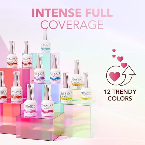 Miniatura 4 de Kiara Sky Esmalte de uñas profesionales Soak Off Jelly Tint (El mar rojo)