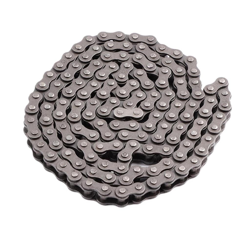 Universal #35 140 Liens Chain de roulement Chain Compatible avec Pit Pocket Go Cartes, Quad Dirt Bikes, et similaire