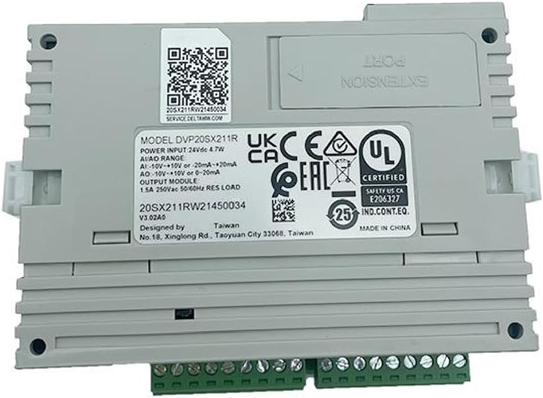 DVP20SX211T DVP20SX211R DVP20SX211S 24V 8(4AI) 6(2AO) Relay Transistor Output Analog Programmable Logical Controller(DVP20SX211S)