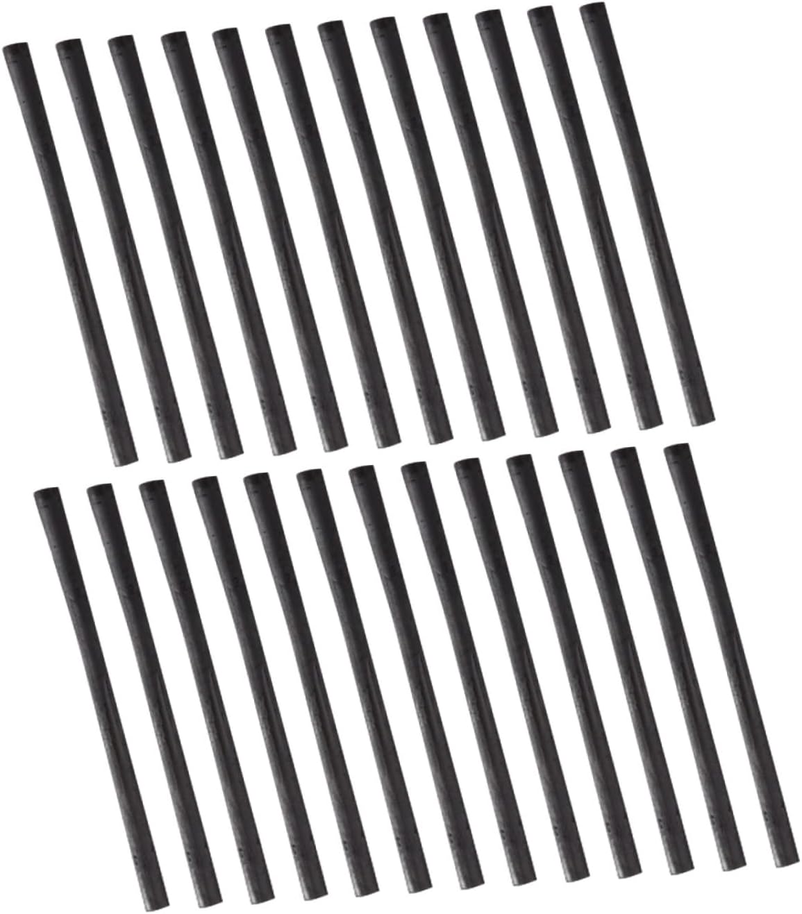 25Pcs Sketch Charcoal Sticks 7-9Mm Willow Charcoal Bars Drawing Supplies for Artists and Beginners Painting Sketching Tools