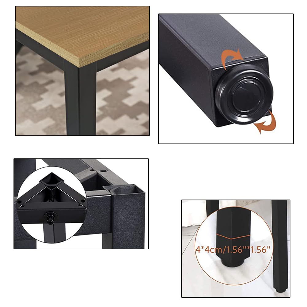 Amazon | BIBOC 会議テーブル ミーティングテーブル 180cm×奥行90cm×高