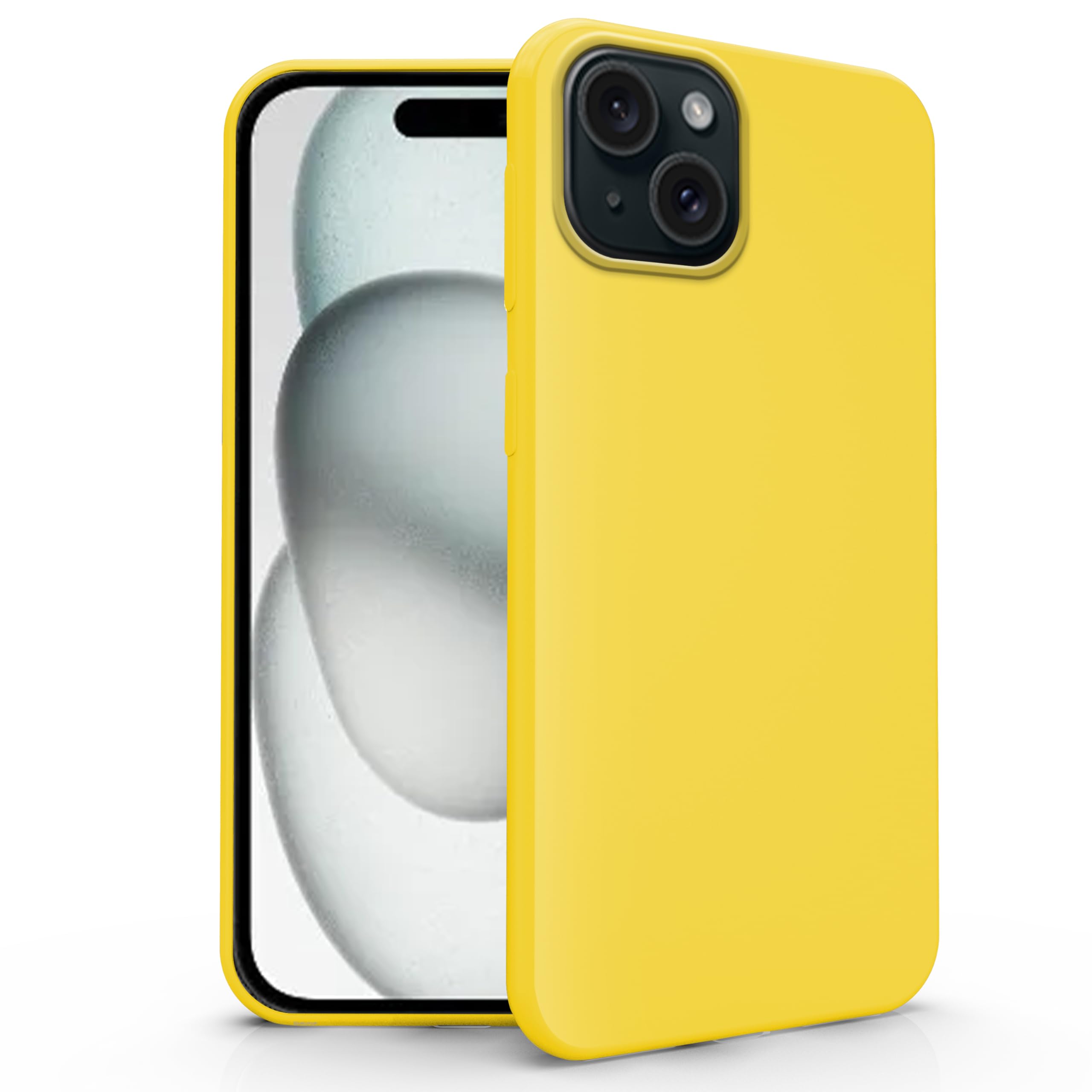 N NEWTOP Custodia IPhone 15 TPU Trasparente Morbida + 2 Pellicole Vetro Temperato – Anti-ingiallimento E Ricarica Wireless - 4