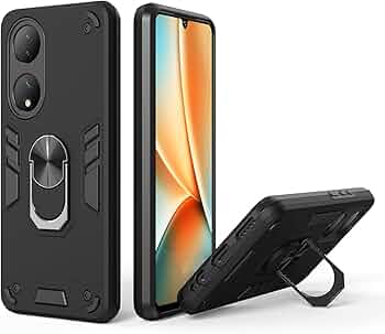 NDCOM for Vivo Y100 Back Cover, Vivo T2 5G Back Cover, Vivo Y100A Back Cover - Premium Protective Case for Vivo Y100, T2 5G, Y100A Ring Holder Case