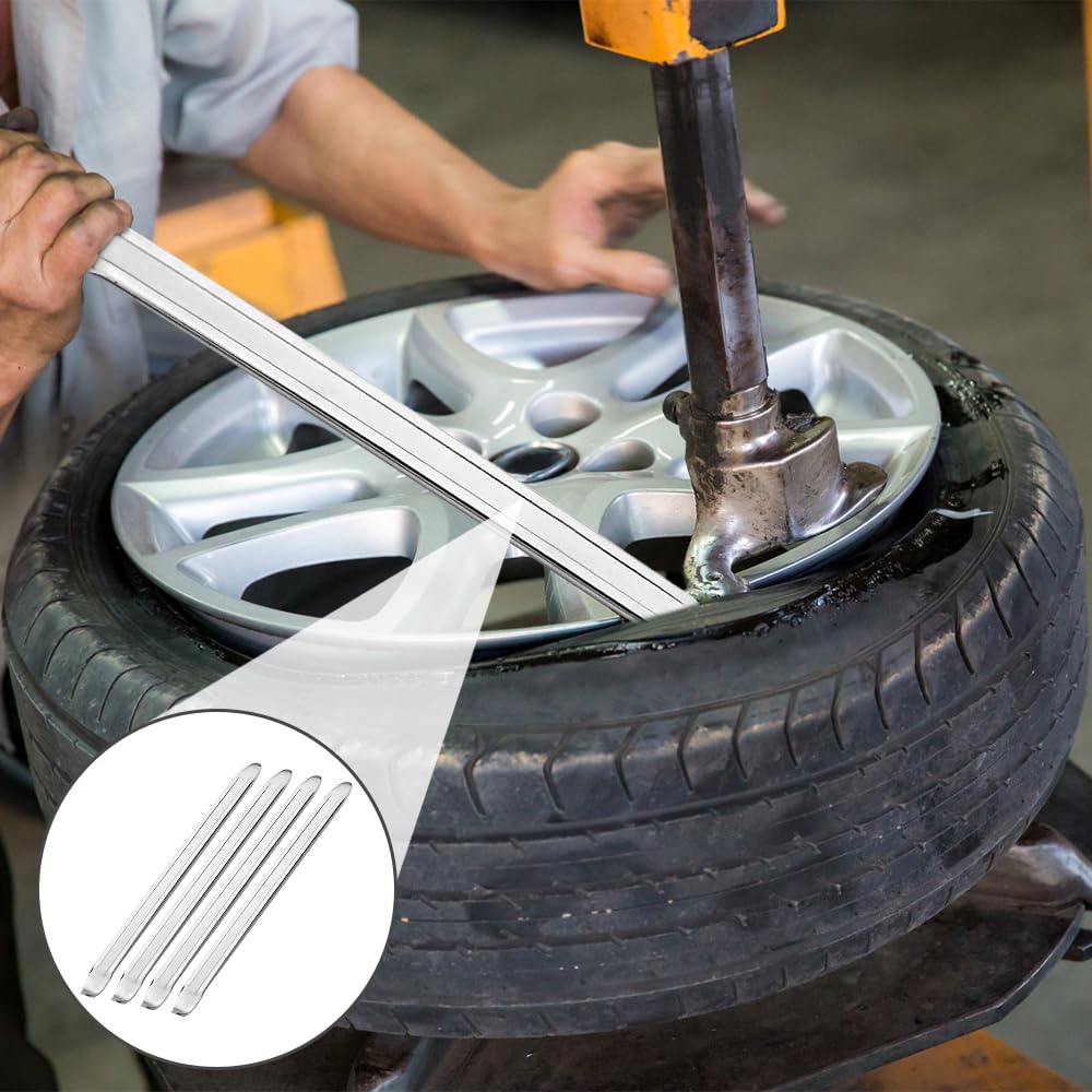 4 Pezzi Leva per Pneumatici, 30CM Leva Smontagomme, Smontagomme Moto, Smontagomme Auto, Leva smontagomme, Leva del Pneumatico, Cambio Pneumatici Attrezzo per Moto e Bicicletta