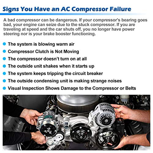 AUTEX AC Compressor & Clutch CO 4920AC 97580 Replacement for Honda CR-V 2007 2008 2009 2010 2011 2012 2013 2014/Acura RDX 2007 2008 2009 2010 2011 2012 - Thumbnail 4