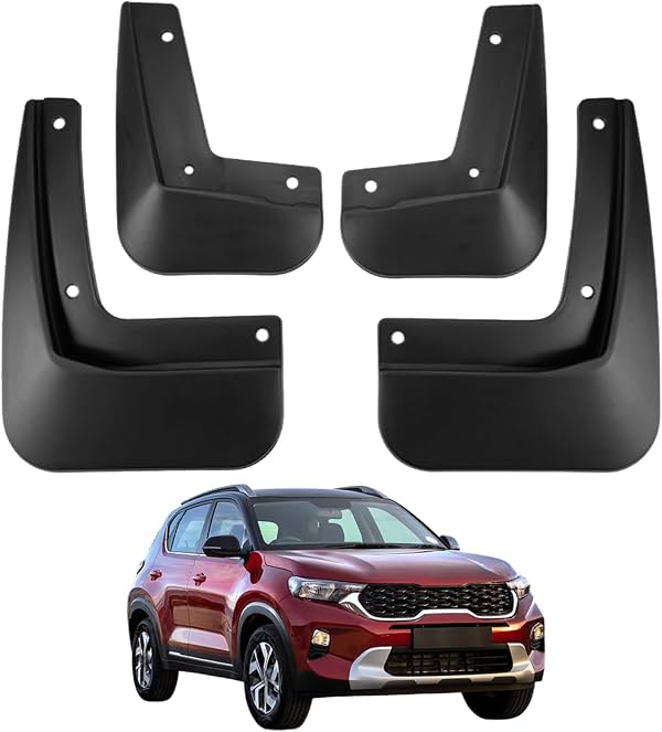 Defensas de Barro para Kia Sonet 2020-2023, Protectores de Llantas para Todo Clima, Accesorios de Guardabarros Delanteros y Traseros