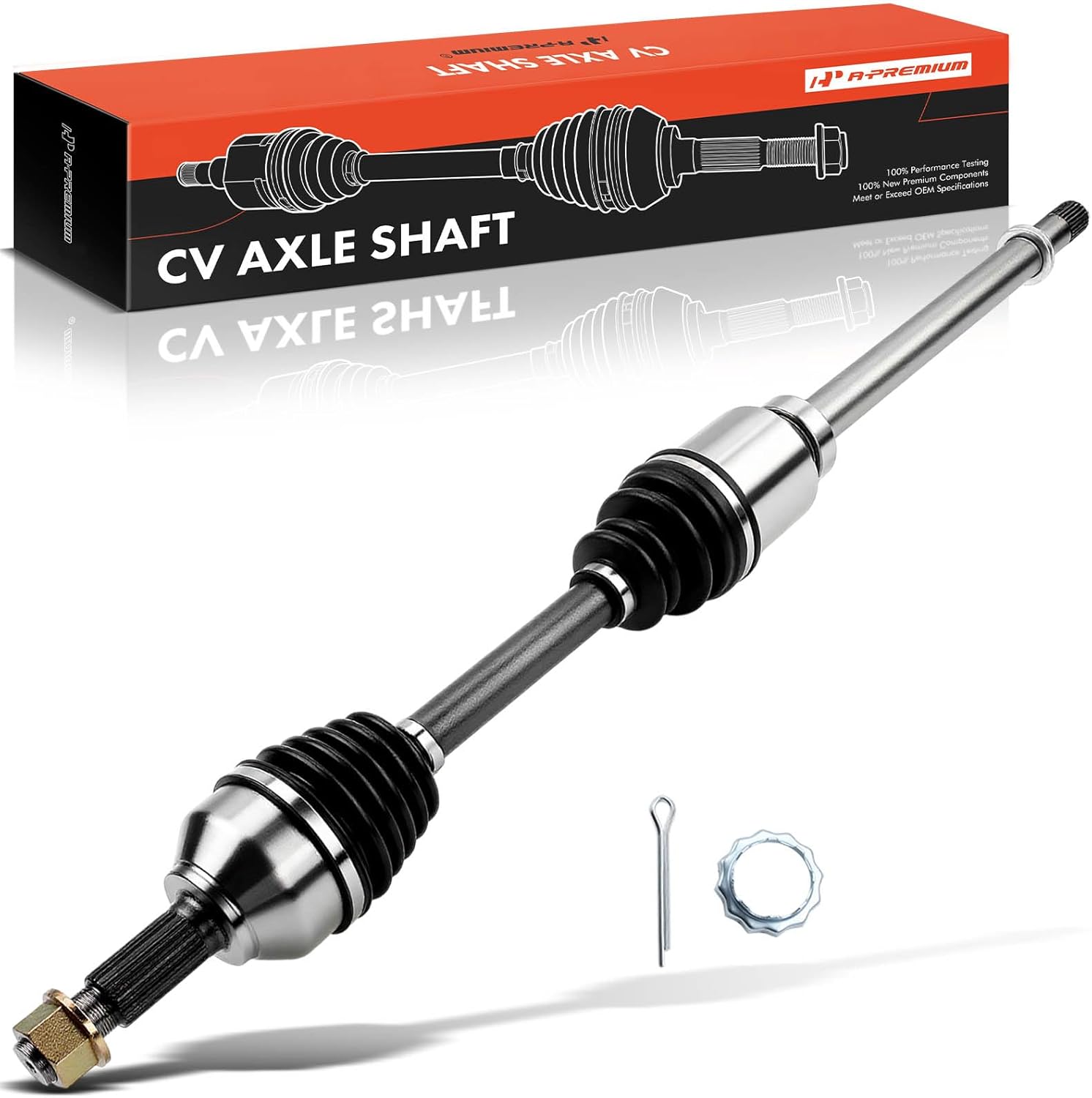 A-Premium CV Axle Shaft Assembly - Compatible with Nissan Altima Sentra 2007-2012, 2.5L, GAS, Manual Transmission - Front Right Passenger Side, Replace# 39100ET80B