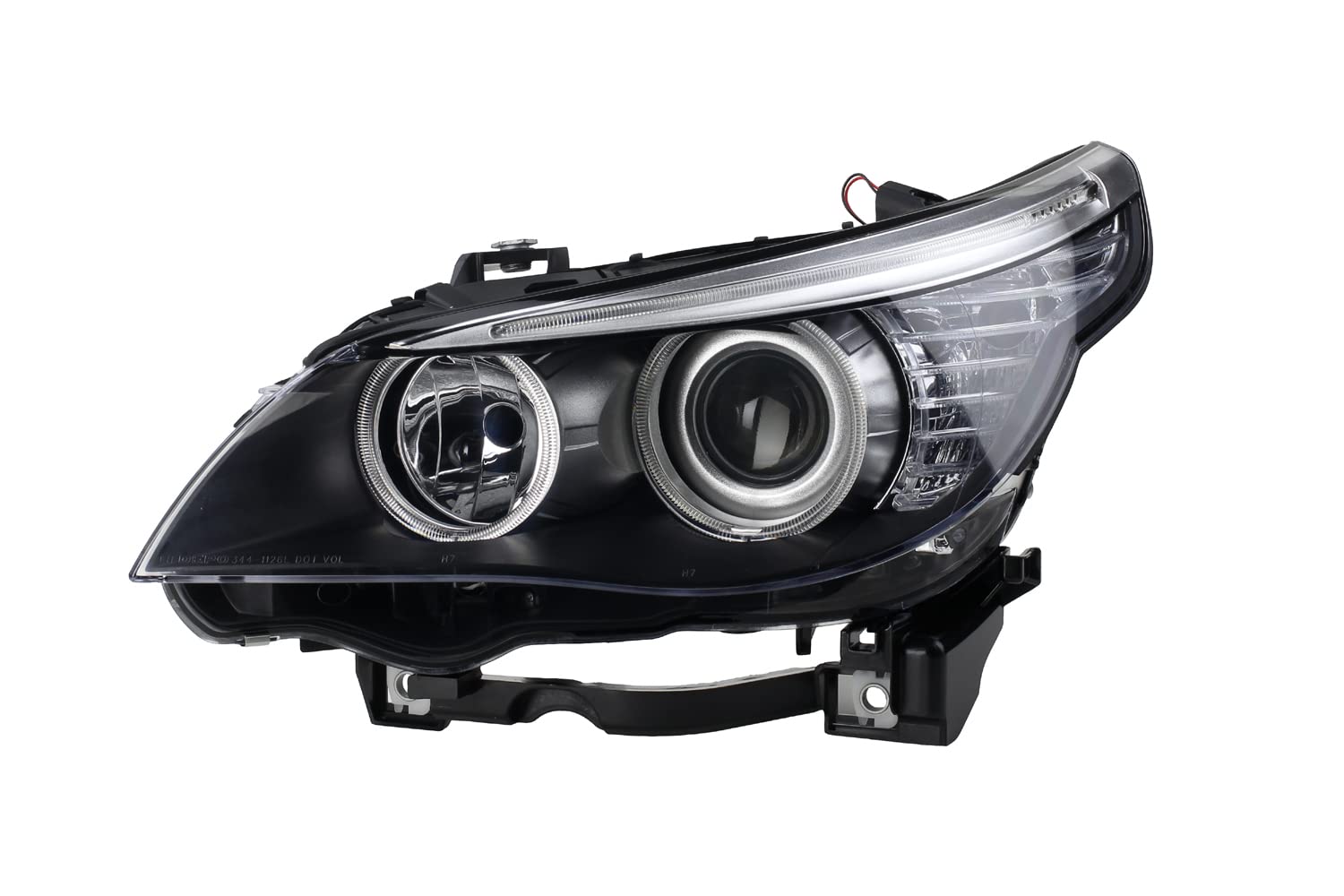 Faro alogeno adatto per BMW Serie 5 E60 E61 04/07-03/10 Lampadina sinistra