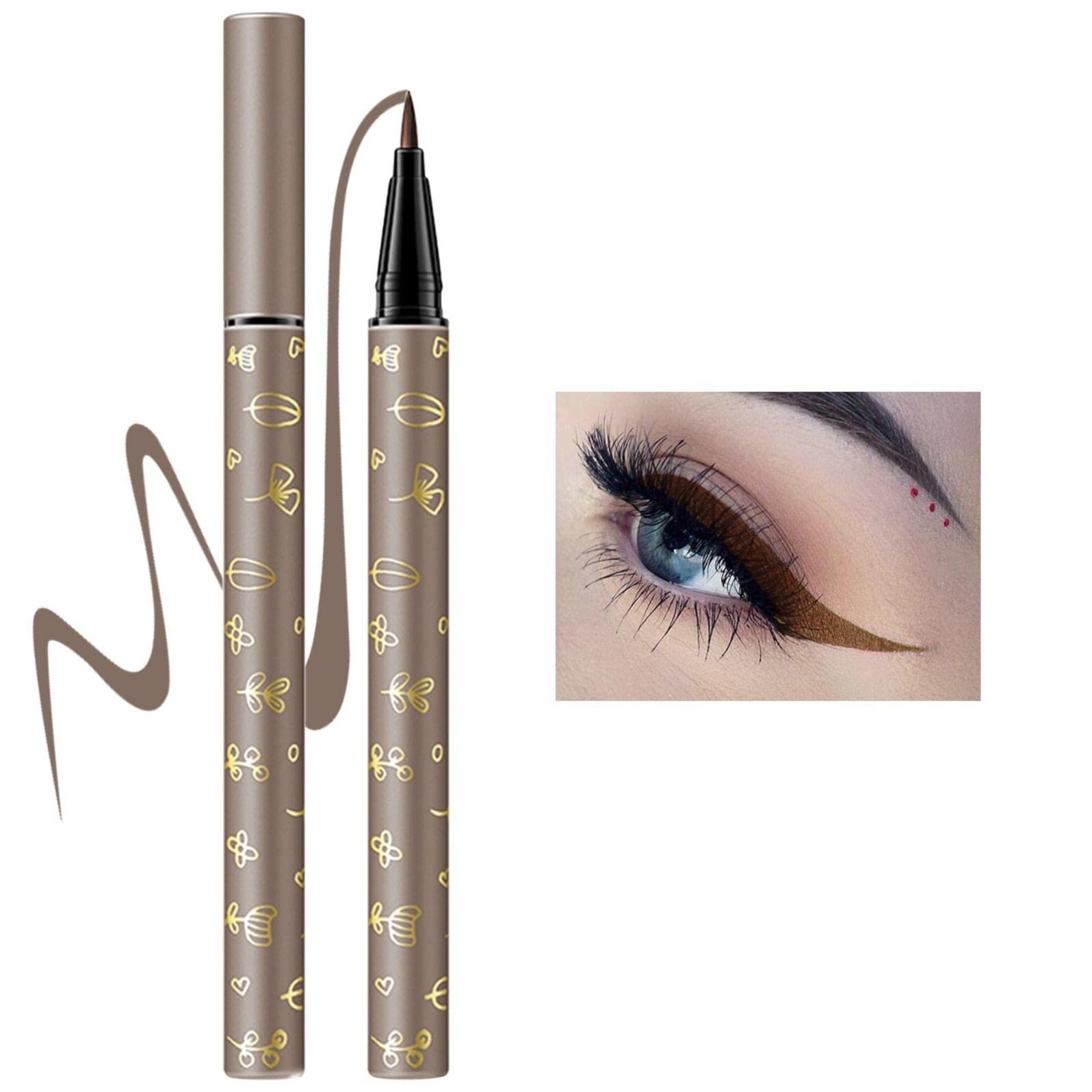 1PC Liquid EyeLiner Waterproof Matte Colored Long Lasting High Pigmented Eye Liner Pen Makeup Gift for Women