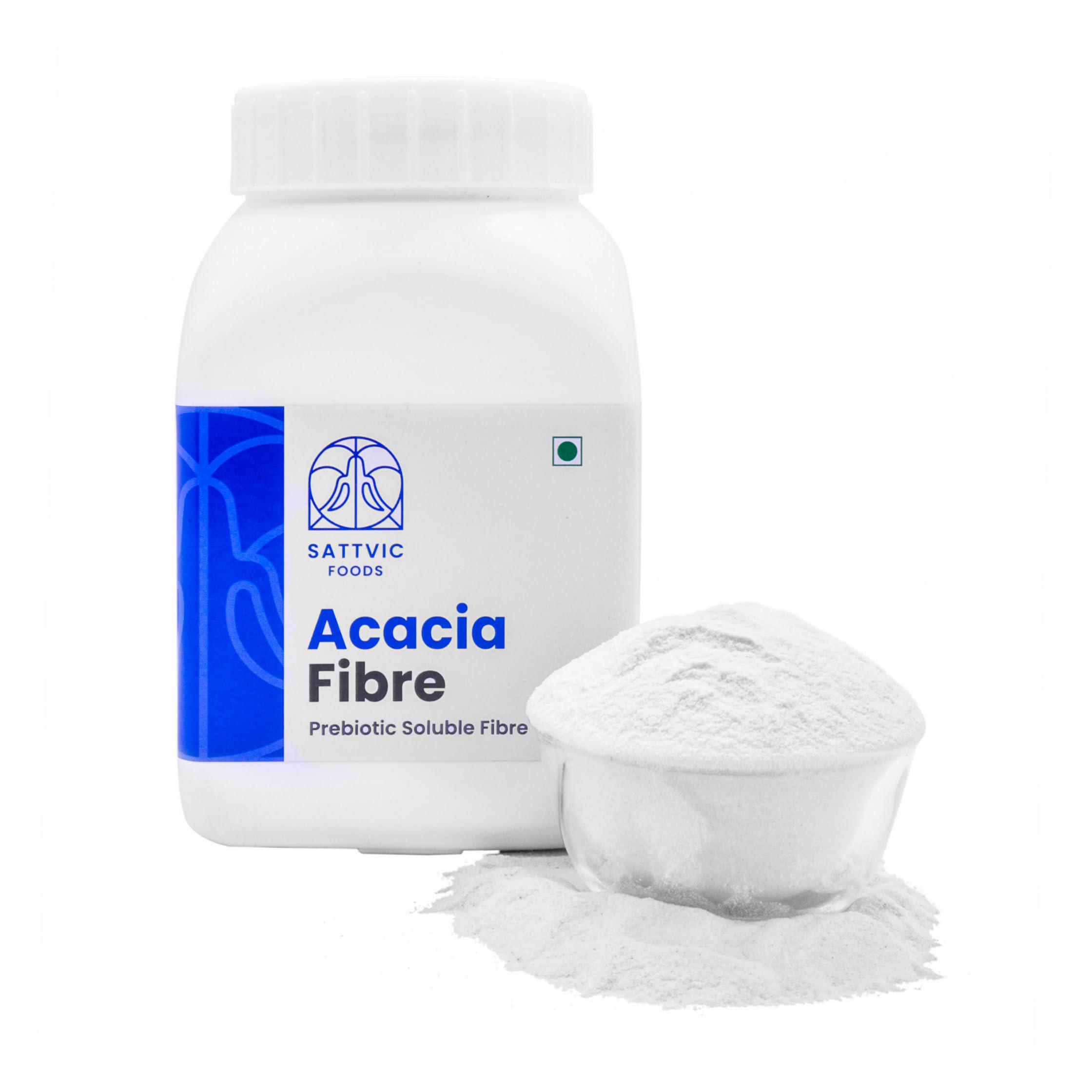 Sattvic Foods Acacia Fibre (350 g) | Prebiotic Soluble Fibre | Supports Digestive Health & Relieves IBS Symptoms | Natural Gut Health Supplement | Mix with Water/Juice or Add to Recipes (B01CYGF4A8) Amazon Price History, Amazon Price Tracker