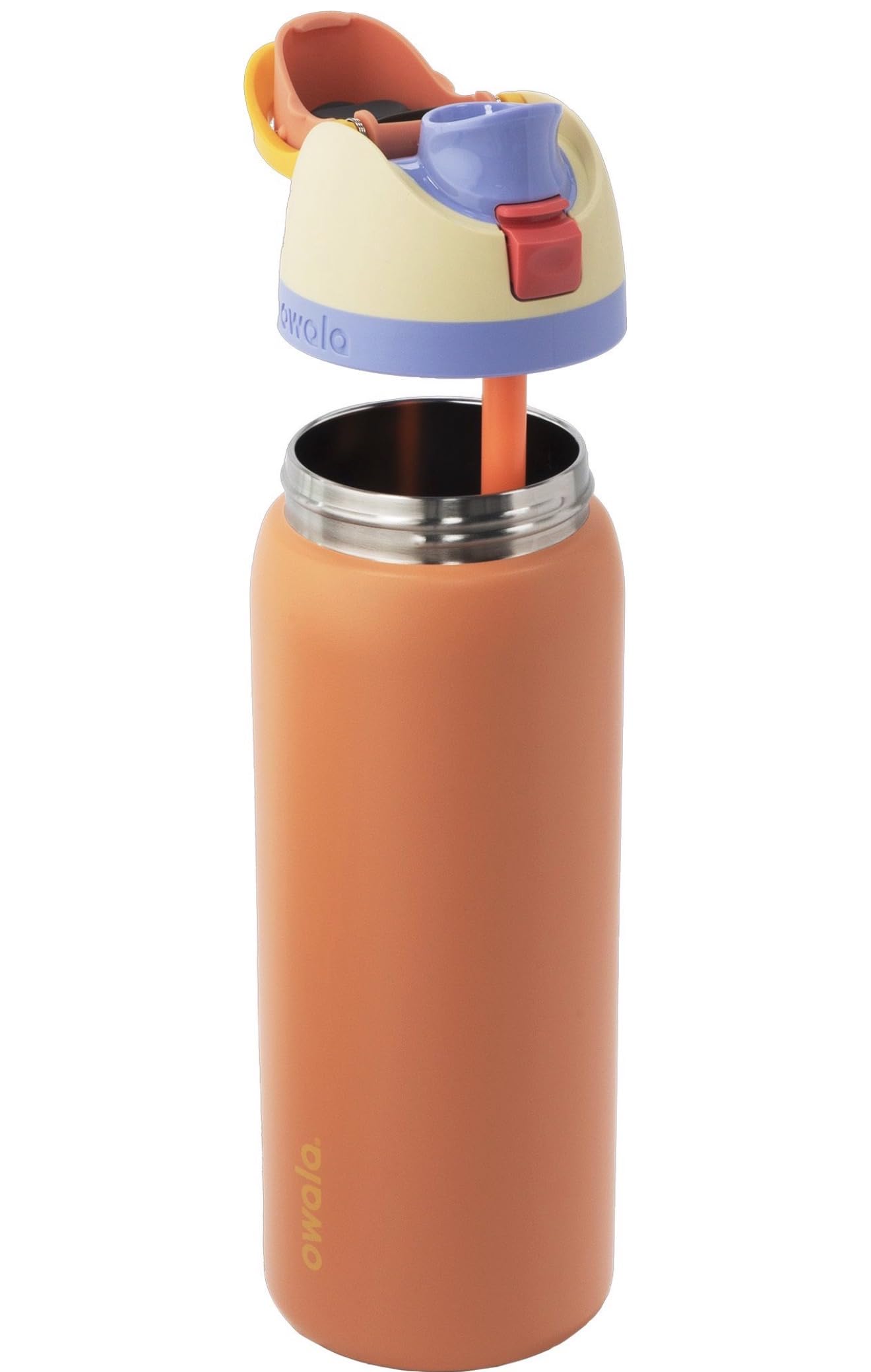 owala-freesip-32oz-stainless-steel-water-bottle-lemon-meringue image 3