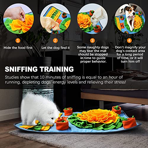 Suootci SUOOTCI-1 Snuffle Mats For Dogs Pet Treats Feeding Sniff Mat thumb #5