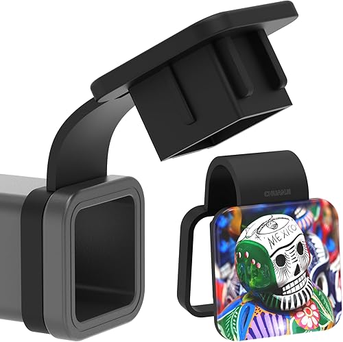 CHUANJI Cubierta de enganche de remolque de 2 pulgadas, cubierta de enganche de remolque de México Grimaces, enchufe de enganche de tubo receptor