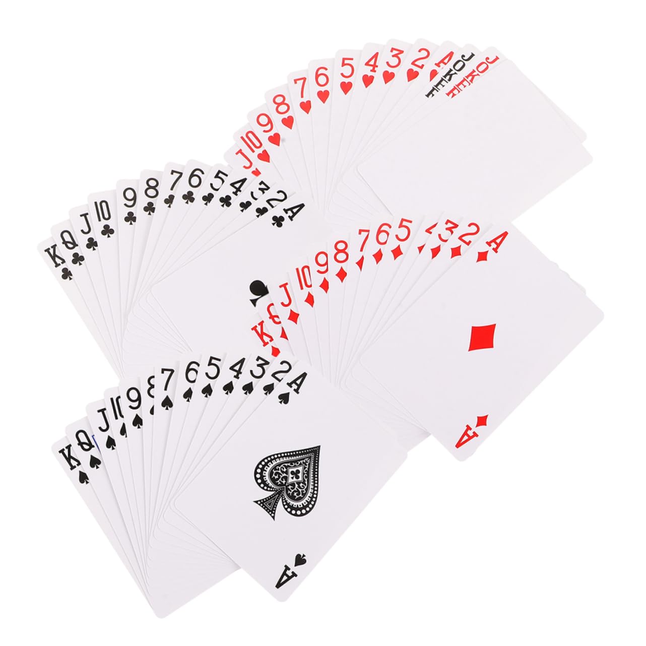 NAMOARLY Unfinished Poker Cards 2 Pack Blank Paper Cards for DIY Art Sublimation Heat Transfer