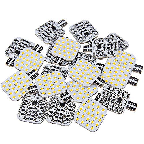 Ultra Bright T10 921 912 LED Bulb for RV Indoor Lights Camper Trailer Motorhome and Marine Boat 12V Interior Dome Light (Pack of 20, Soft White)