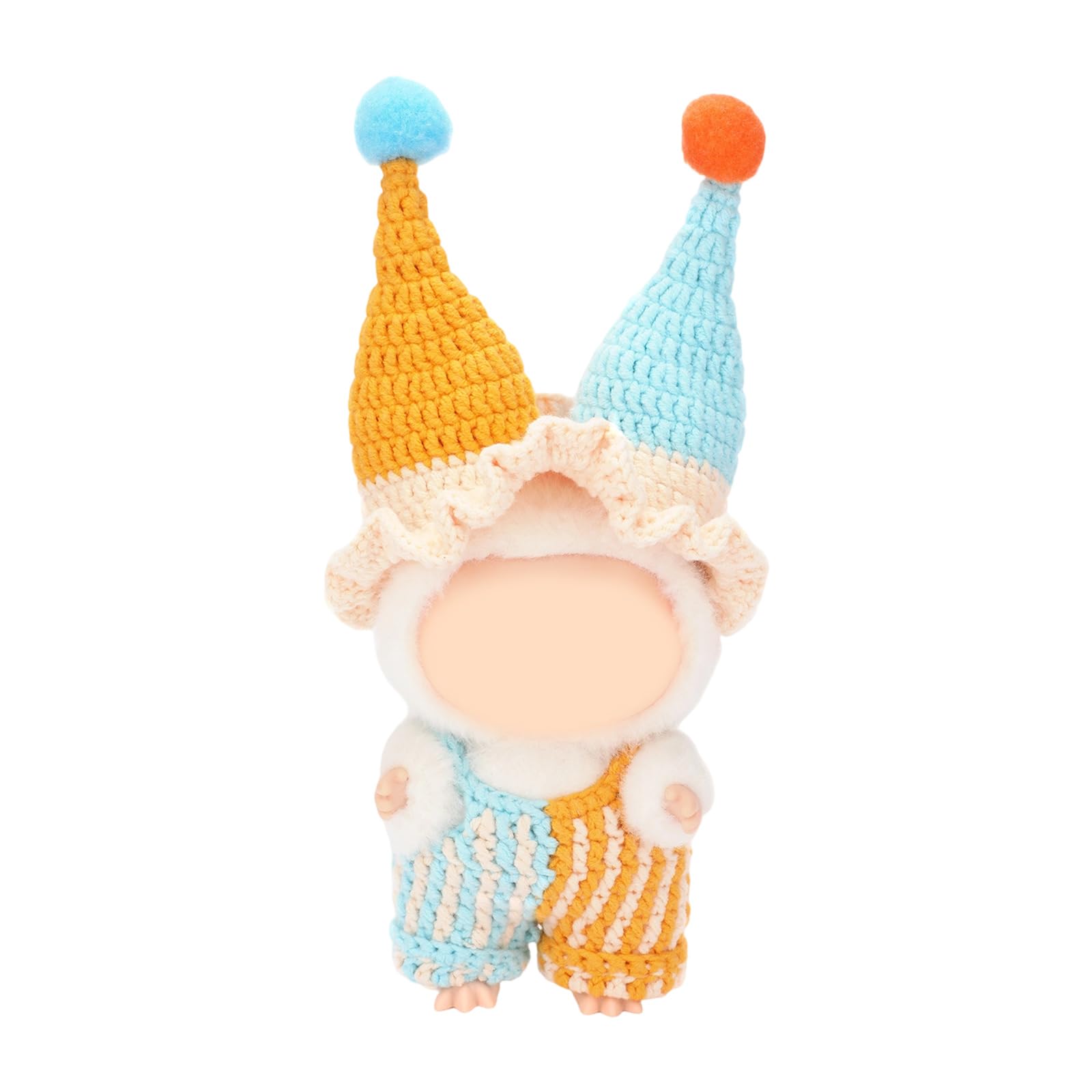 Sisyeuo Doll Clothes Set with Step-by-Step Tutorial Instruction Crochet Hook Yarn Needle Knitting Supplies for Beginner Beginner Yarn