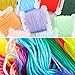 Similane Embroidery Floss 50 Skeins Cross Stitch Thread Rainbow Color Friendship Bracelets Crafts Floss with 12 Pcs Floss Bobbins and 1 Pcs Needle-Threading Tool