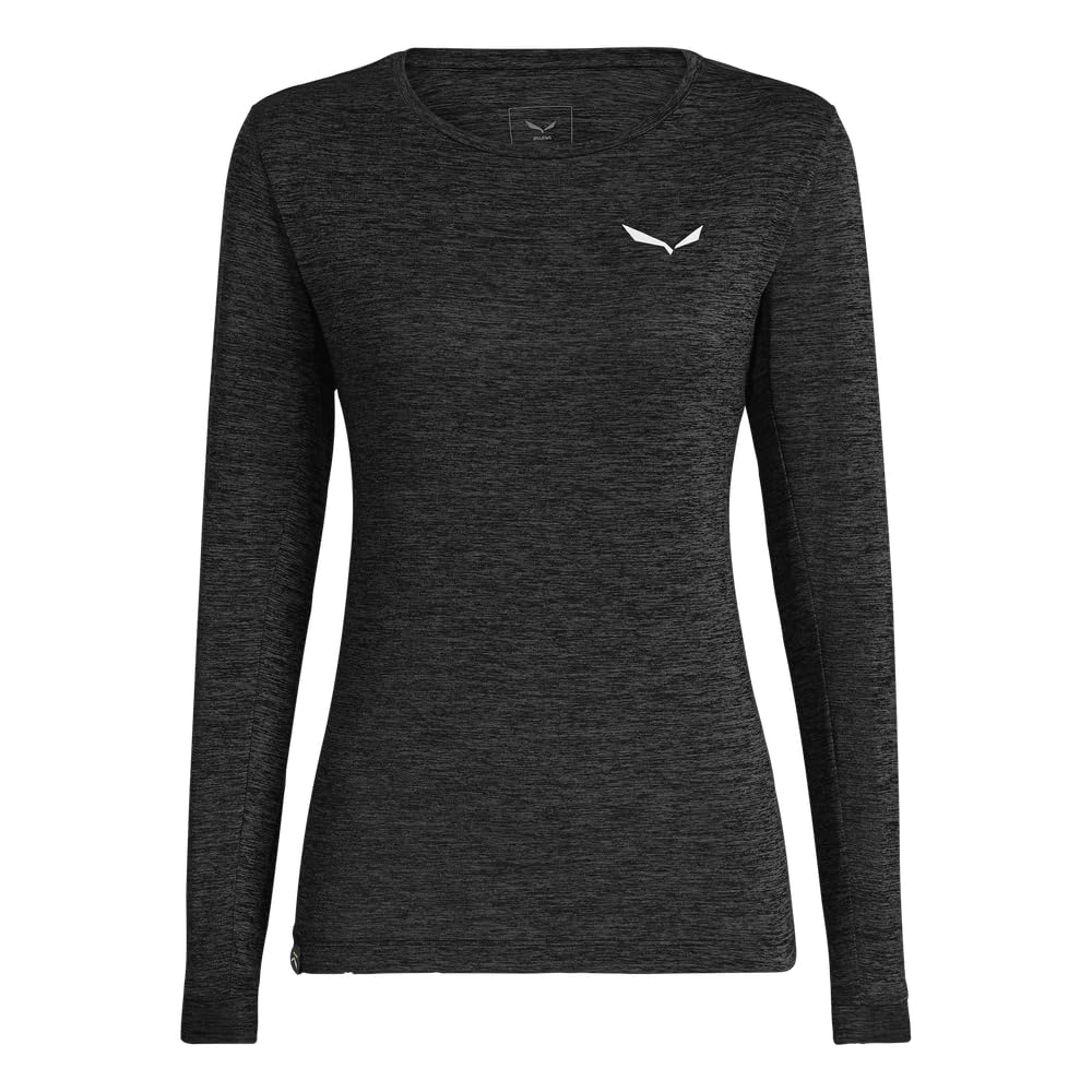 Salewa Puez Melange Dry’ Long Sleeve Tee Women, Black, XXL