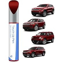 PRP/JRP Deep Cherry Red Crystal Pearl Touch Up Paint متوافق مع رقائق Jeep Exact Match و Nicks Touch Up