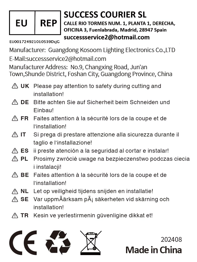 10 x Profilo LED da 2 m per Strisce Led (Totale 20 m), Profilo Alluminio 20 x 20 mm con Diffusore Opaco, Canale U per Striscia Led fino a 15 12 mm, Compatibile con Cartongesso e Soffitto