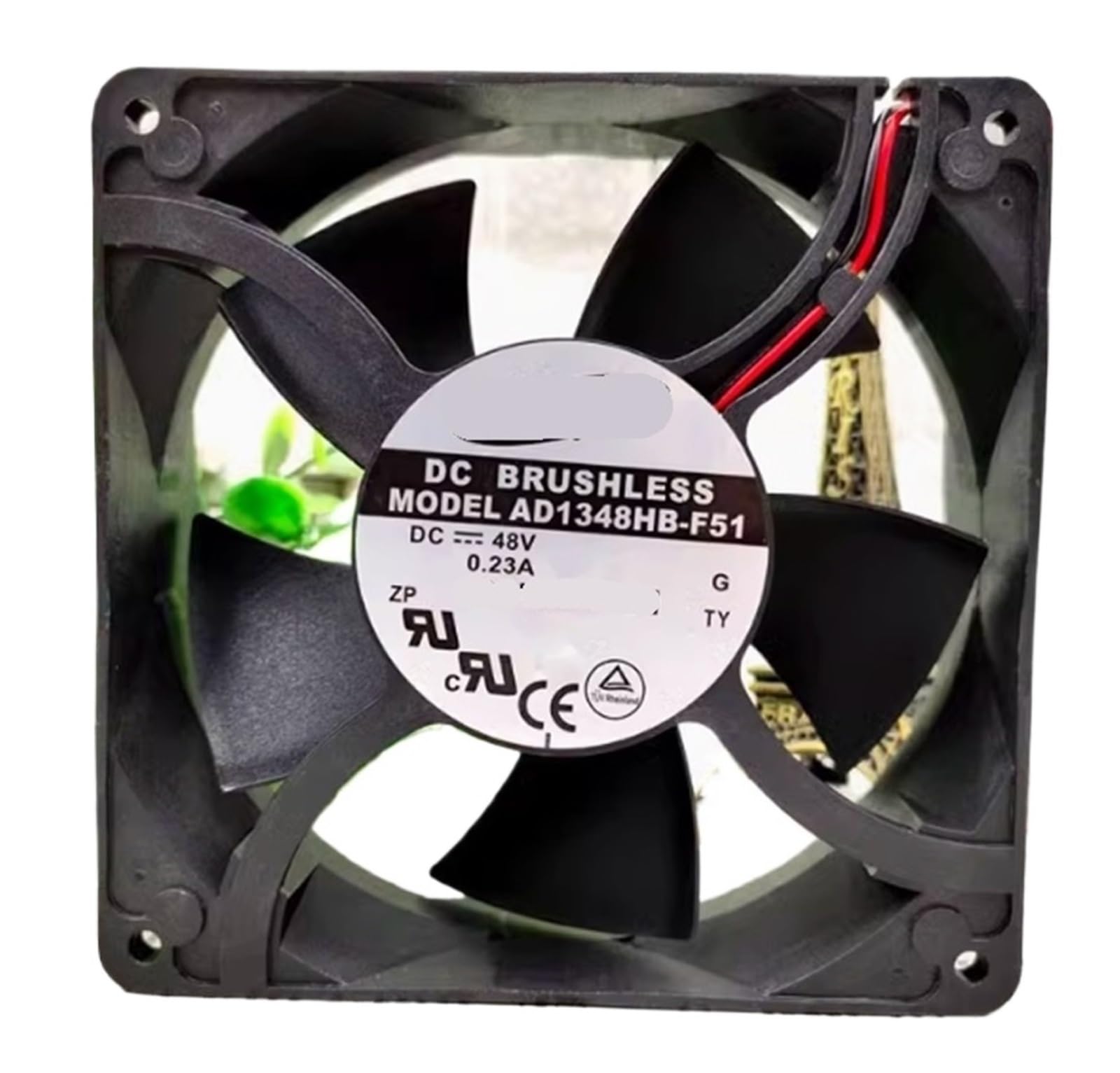 LZIKKGKI 127MM AD1348HB-F51 48V 0.23A 12738 127 * 127 * 38MM COOLING FAN(2wire)