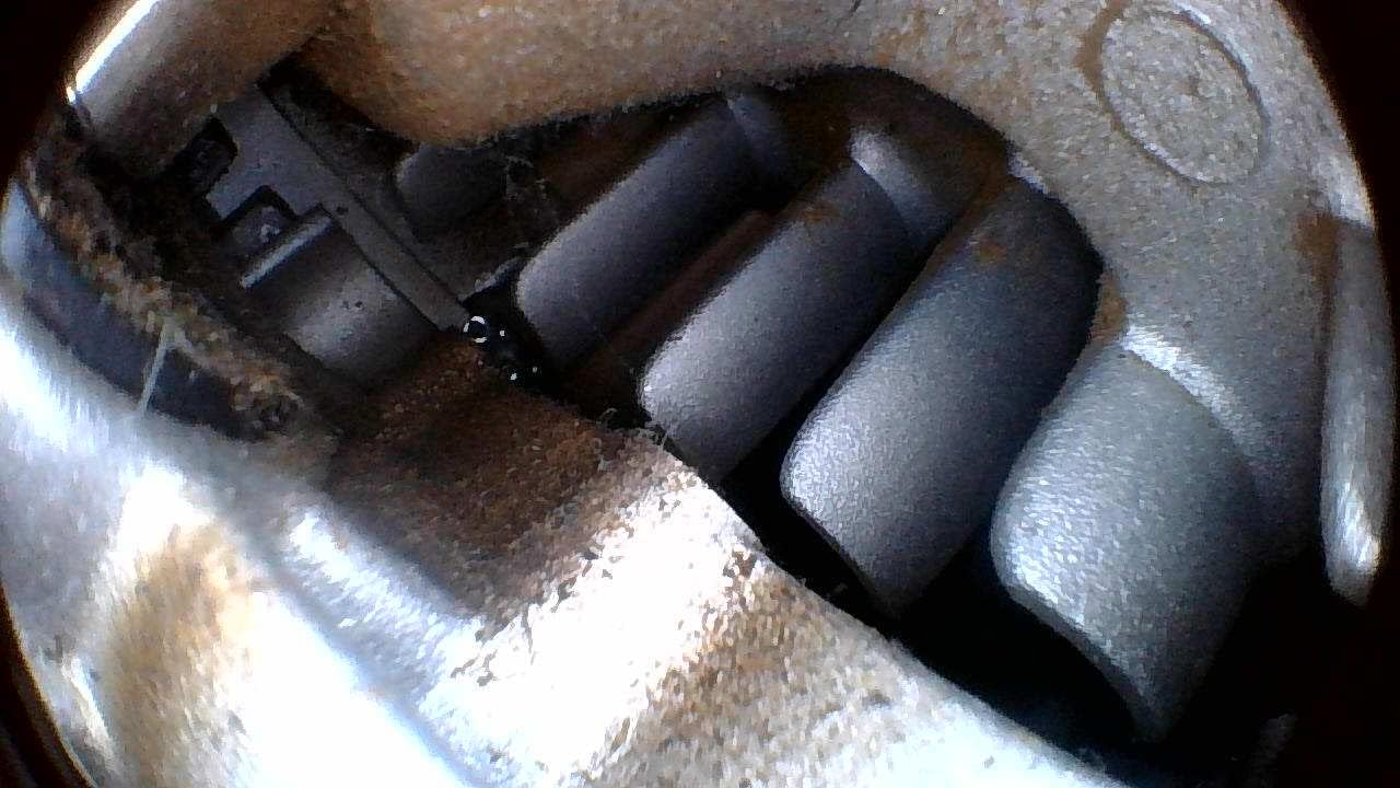 Image showing an inspection view of internal machinery components through the borescope