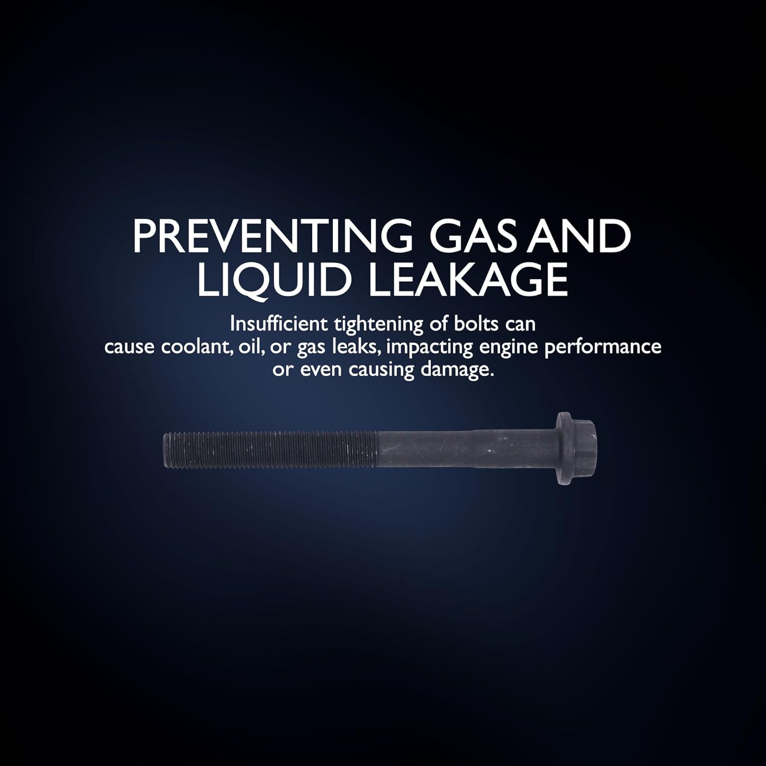 HiSport Engine Cylinder Head Bolt Set 10PC - Compatible with Toyota Tacoma 1995-2020 4Runner 1996-2010 T100 1994-1998 2.4L 2.7L - Replace ES72182 220-1043 GS33402